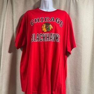 Chicago Blackhawks‎ NHL Fanatics Red T-Shirt Mens 2XL Hockey